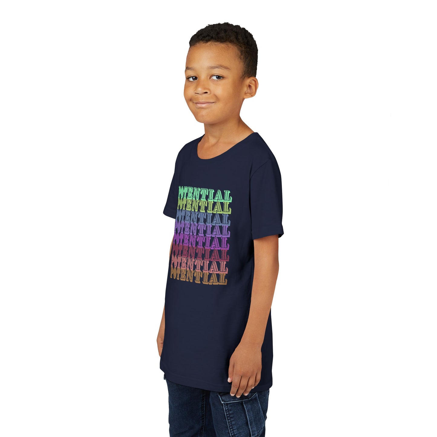 Youth Short Sleeve Tee, Summer Wear, Positive Message Tee