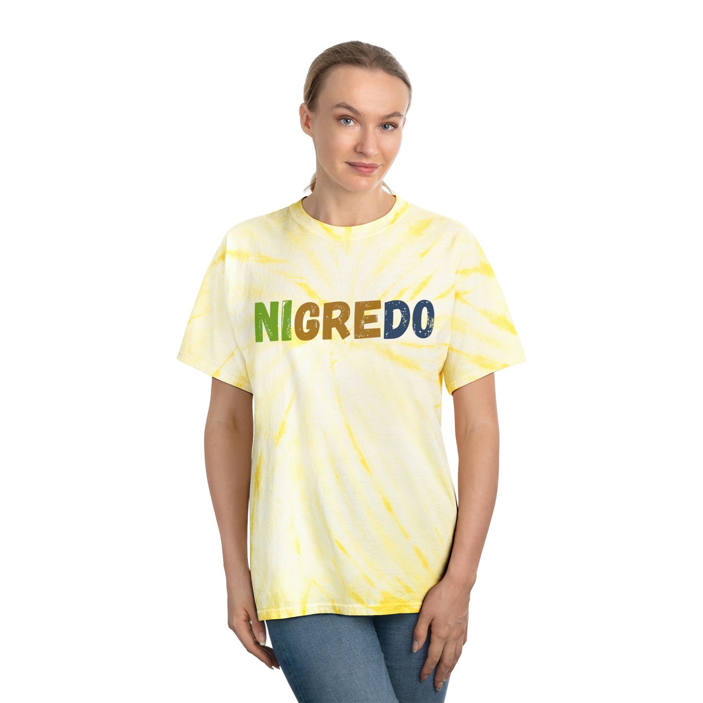 Vibrant Tie-Dye Tee, Cyclone - Unisex Fashion Top