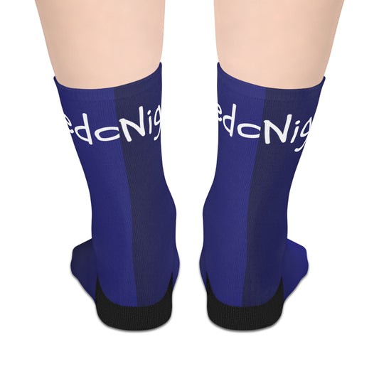 Cozy Midnight Socks | Fun Casual Socks, Gift for Dreamers, Sleepwear Accessory, Unique Sock Gift, Nighttime Vibe