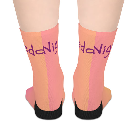 Vibrant Mid-Length Socks- Colorful Socks, Unique Gifts