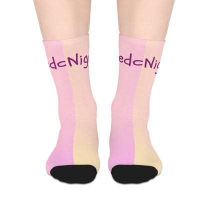 Whimsical Mid-Length Socks | Cozy Footwear- Pastel Socks