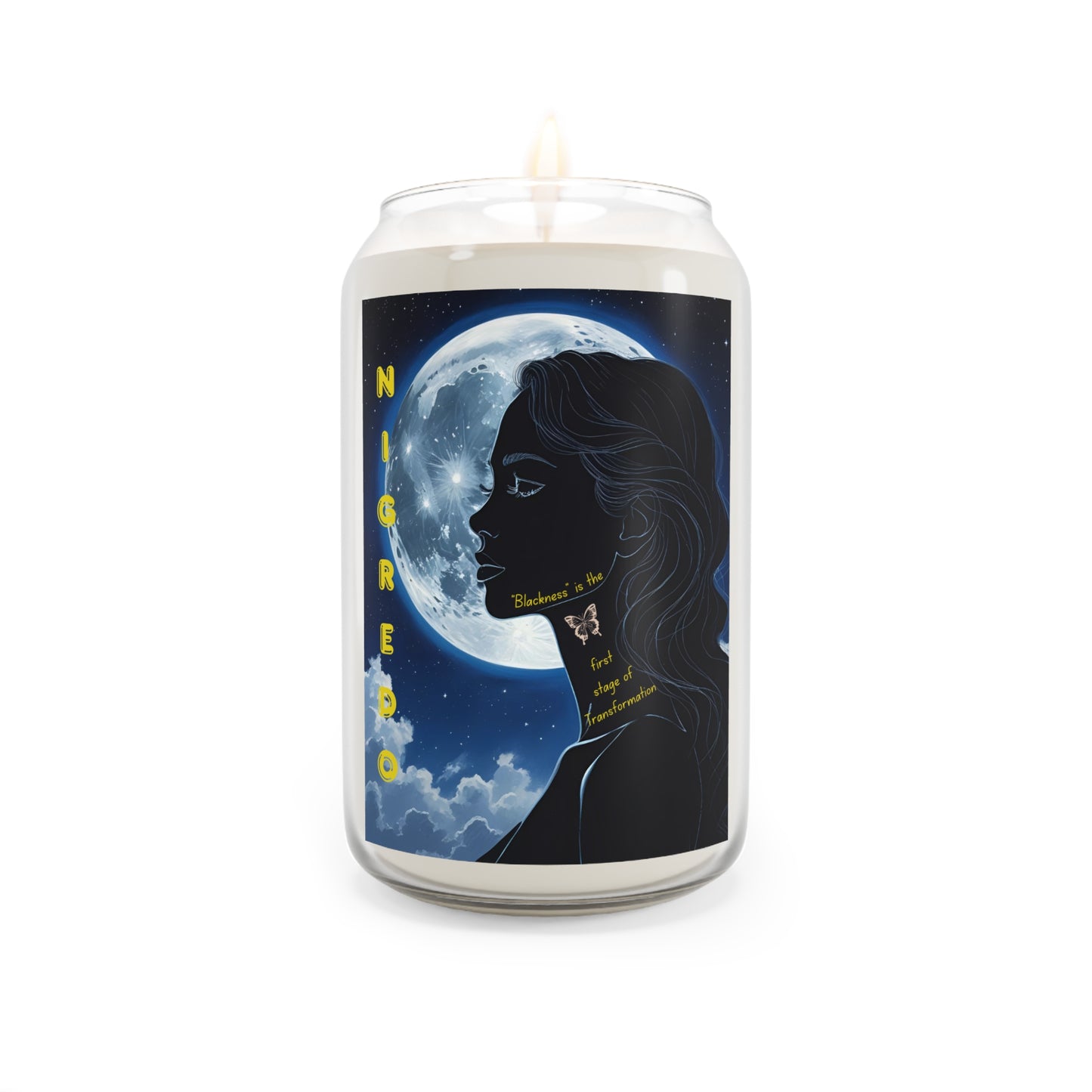 Celestial Scented Candle, Moonlit Serenity, Relaxing Aromatherapy,