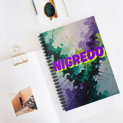 Colorful Spiral Notebook - Ruled Lines, Vibrant Journal for Creatives