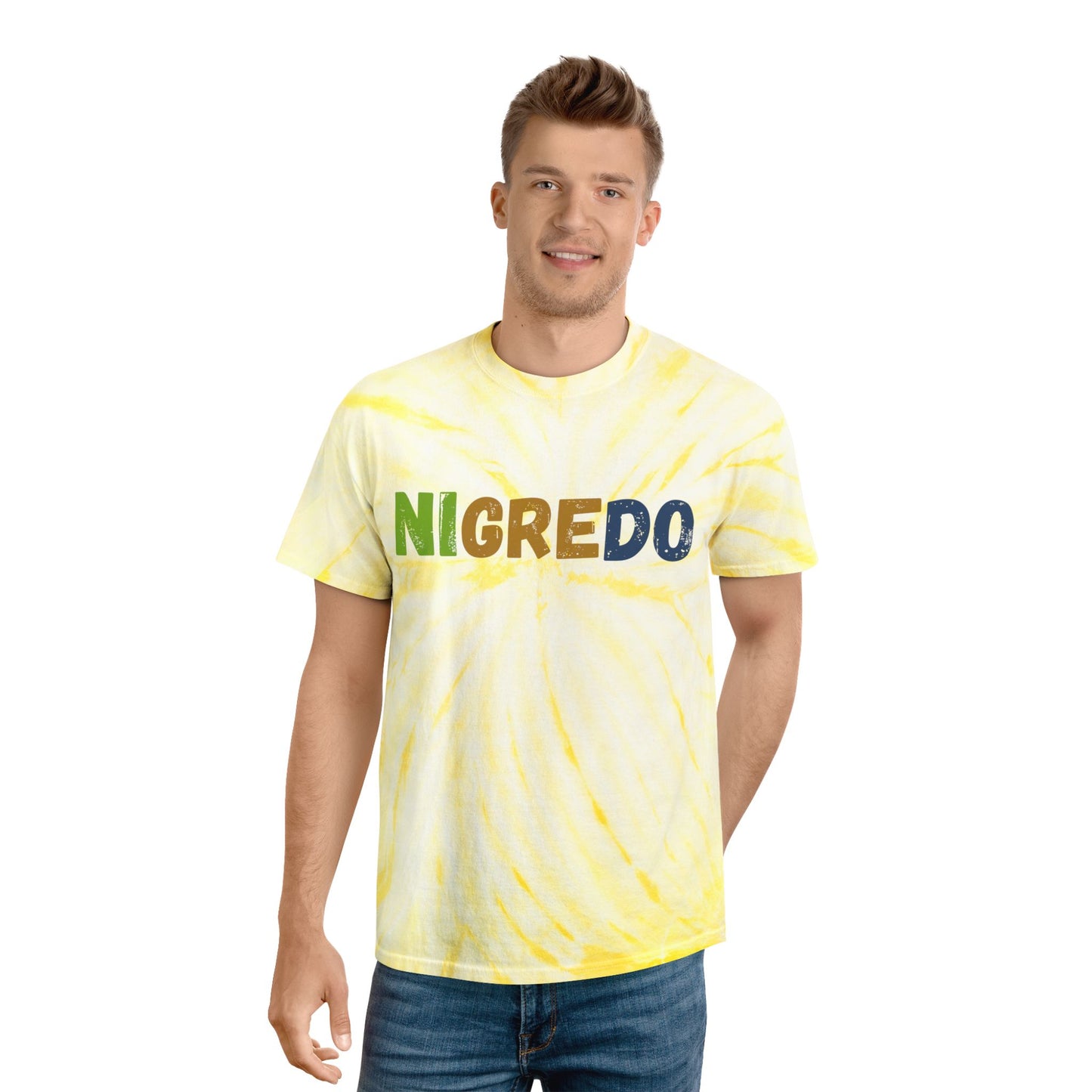 Vibrant Tie-Dye Tee, Cyclone - Unisex Fashion Top