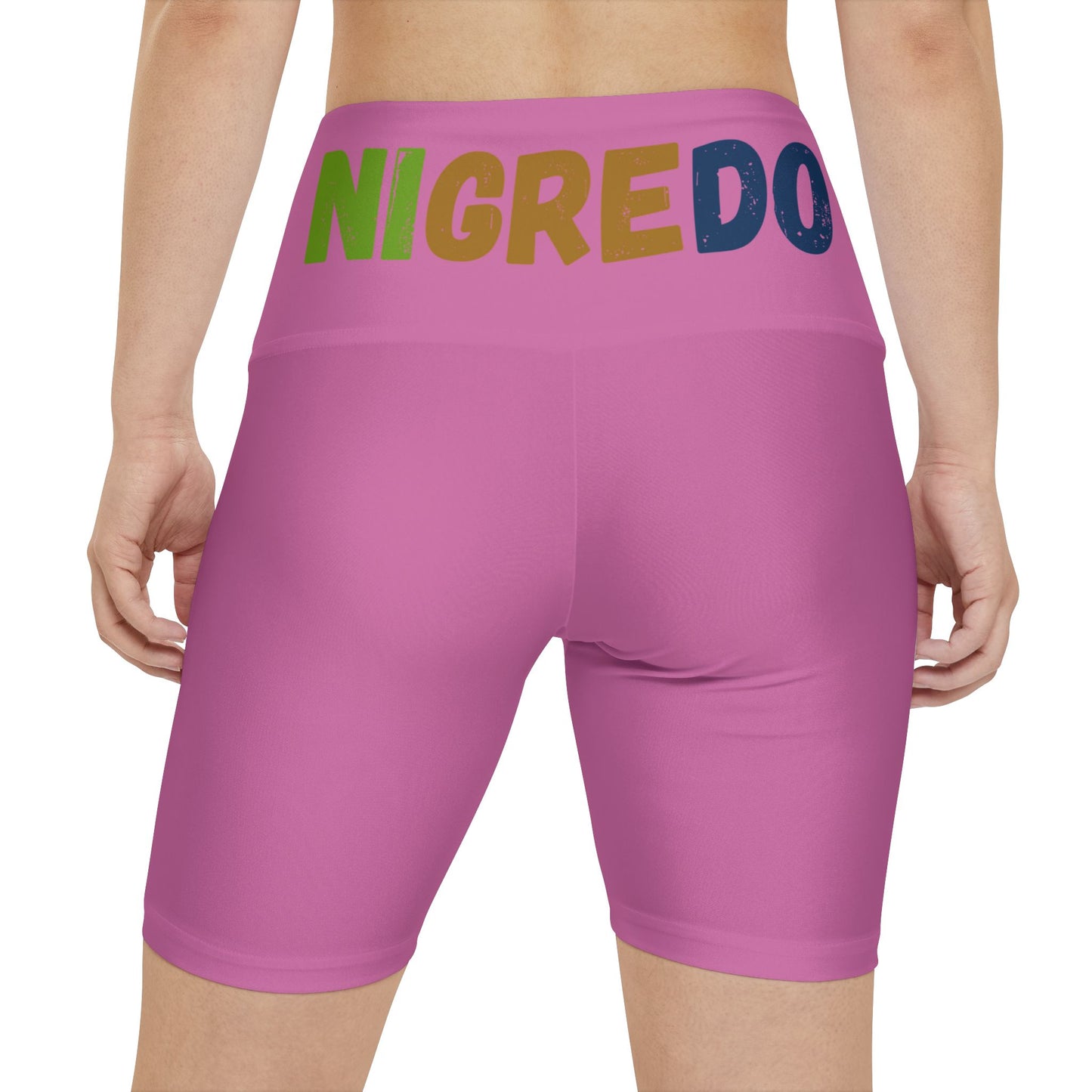 Women's Workout Shorts with Positive Vibes