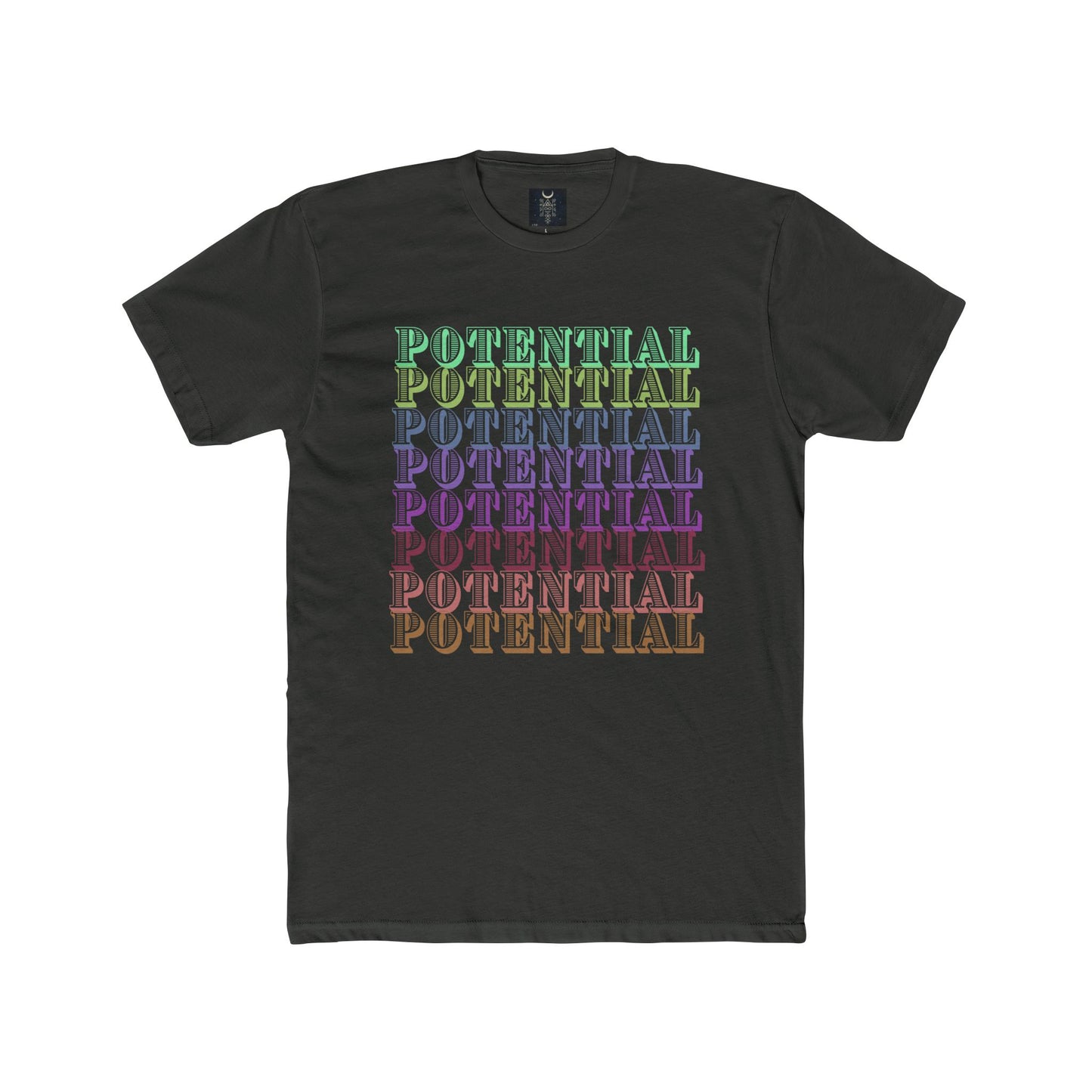 Unisex Cotton Crew Tee - Multi-Color Design