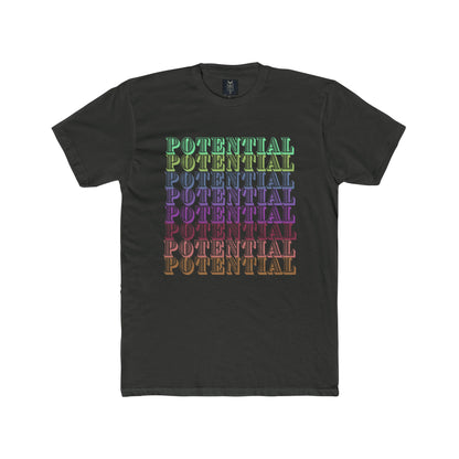 Unisex Cotton Crew Tee - Multi-Color Design