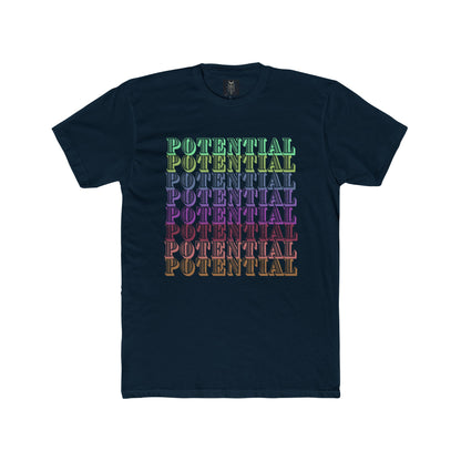 Unisex Cotton Crew Tee - Multi-Color Design