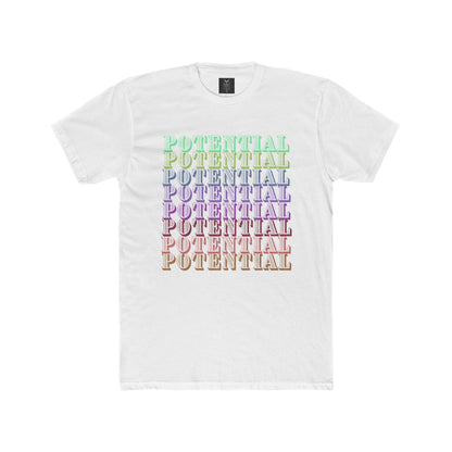 Unisex Cotton Crew Tee - Multi-Color Design