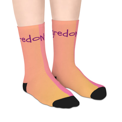 Vibrant Mid-Length Socks- Colorful Socks, Unique Gifts