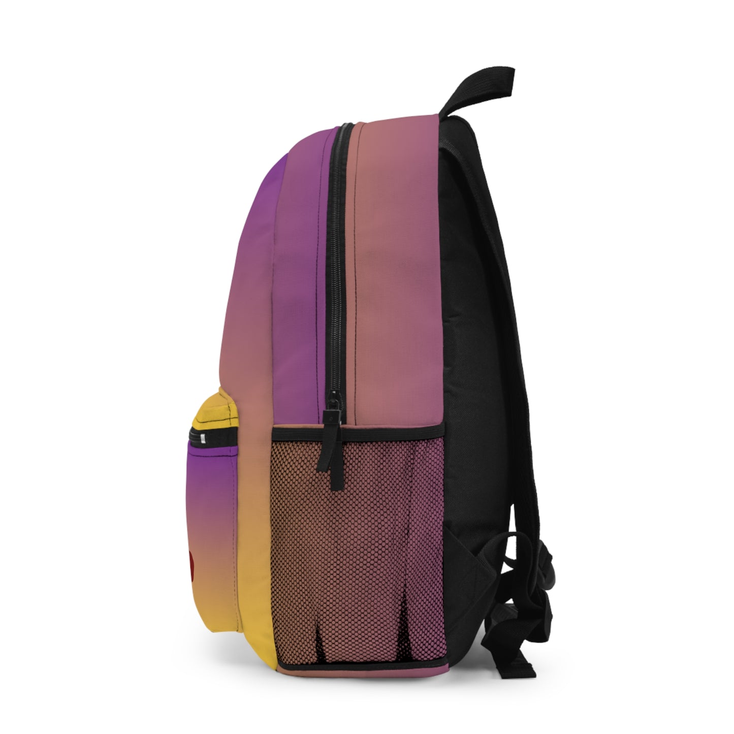 Gradient Backpack with 'Nigredo' Design - Stylish Travel Bag, School Backpack