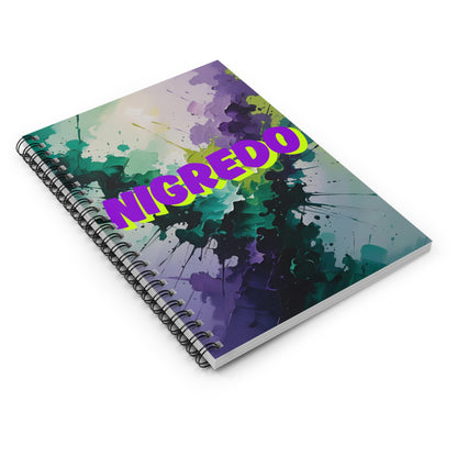 Colorful Spiral Notebook - Ruled Lines, Vibrant Journal for Creatives