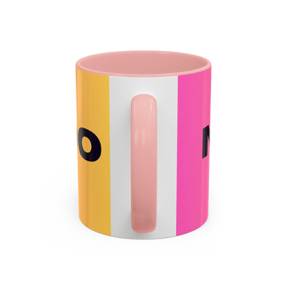 Vibrant Accent Coffee Mug - Eye-Catching Design for Daily Brews