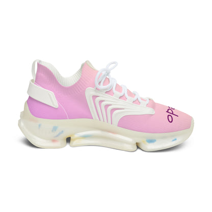 Chic Women's Mesh Sneakers, Trendy Athletic Footwear
