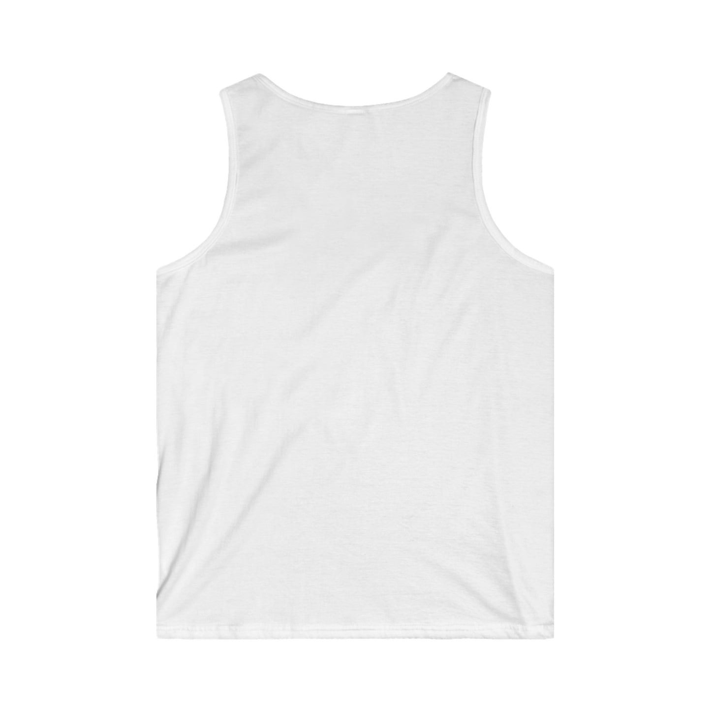 Men's Softstyle Tank Top with 'NIGREDO' Design - Perfect for Workout