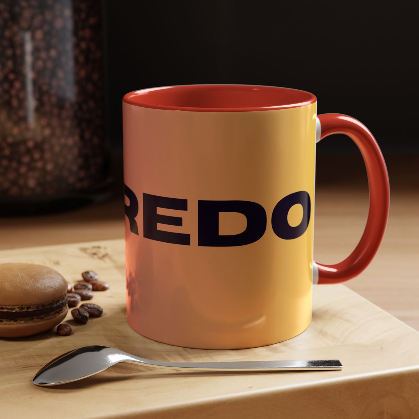 Vibrant Accent Coffee Mug - Eye-Catching Design for Daily Brews