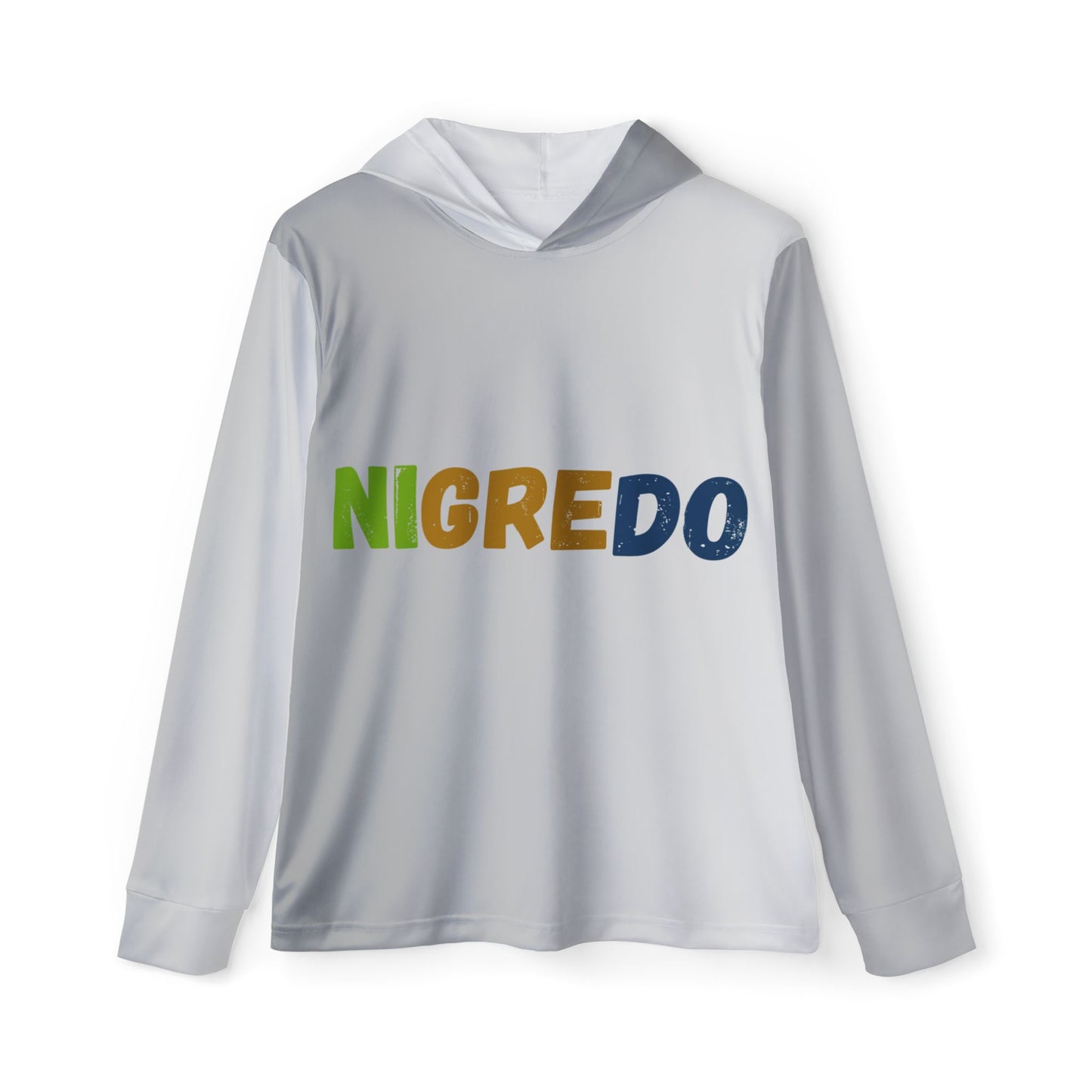 Men's Sports Warmup Hoodie with 'NIGREDO' Print | Athletic Fashion