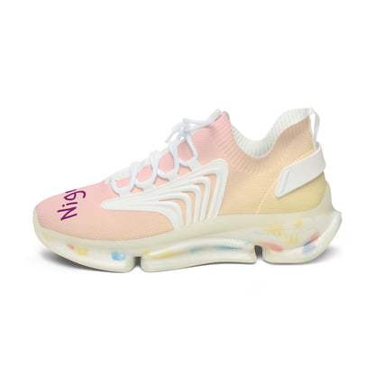 Chic Women's Mesh Sneakers, Trendy Athletic Footwear