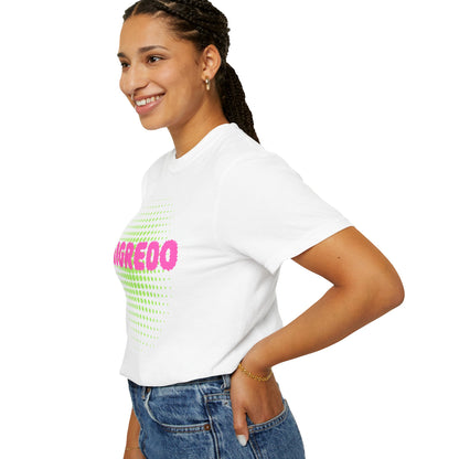Vibrant Garment-Dyed T-shirt with 'Nigredo' Design - Unisex Casual Tee