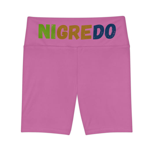 Women's Workout Shorts with Positive Vibes