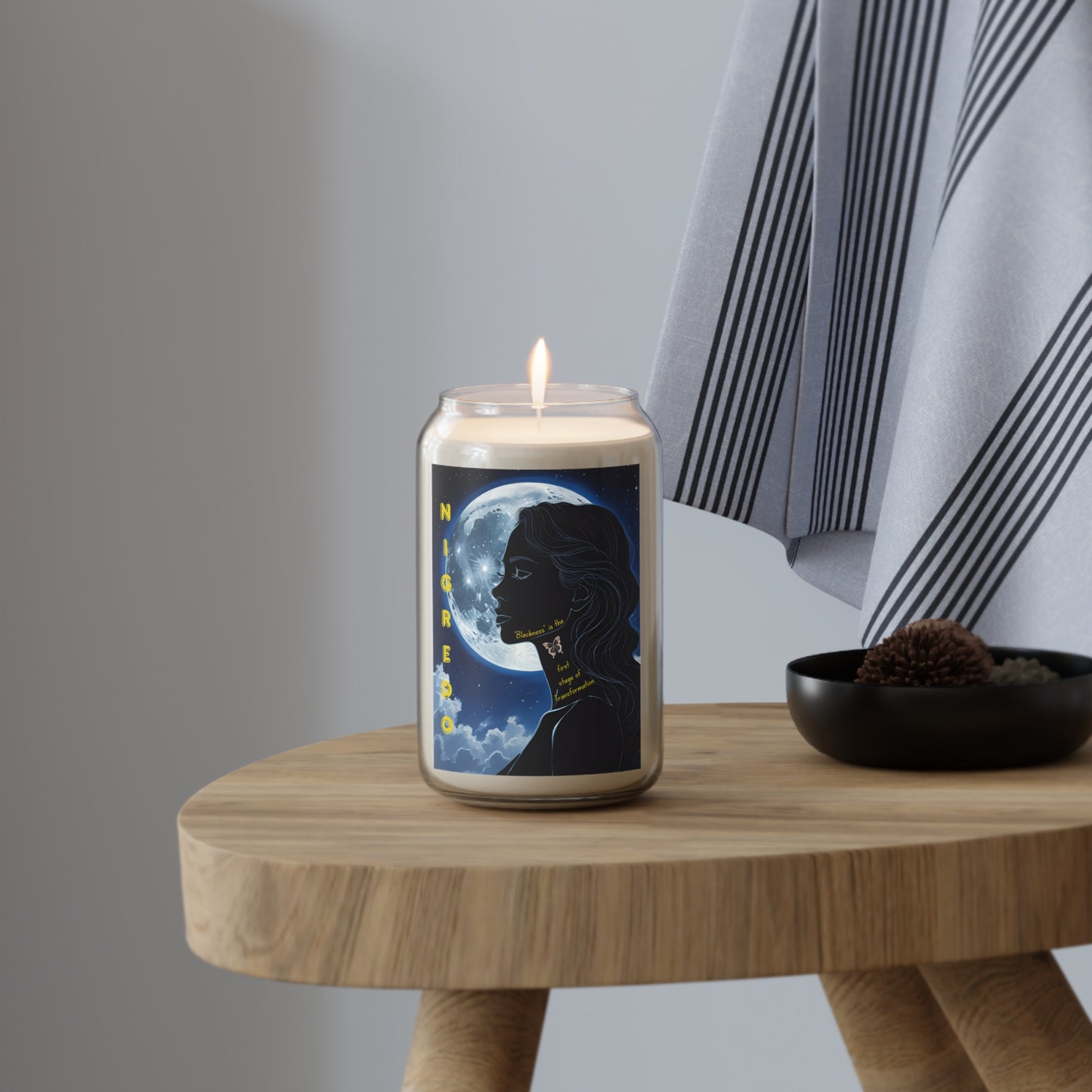 Celestial Scented Candle, Moonlit Serenity, Relaxing Aromatherapy,