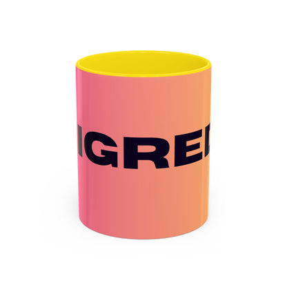 Vibrant Accent Coffee Mug - Eye-Catching Design for Daily Brews