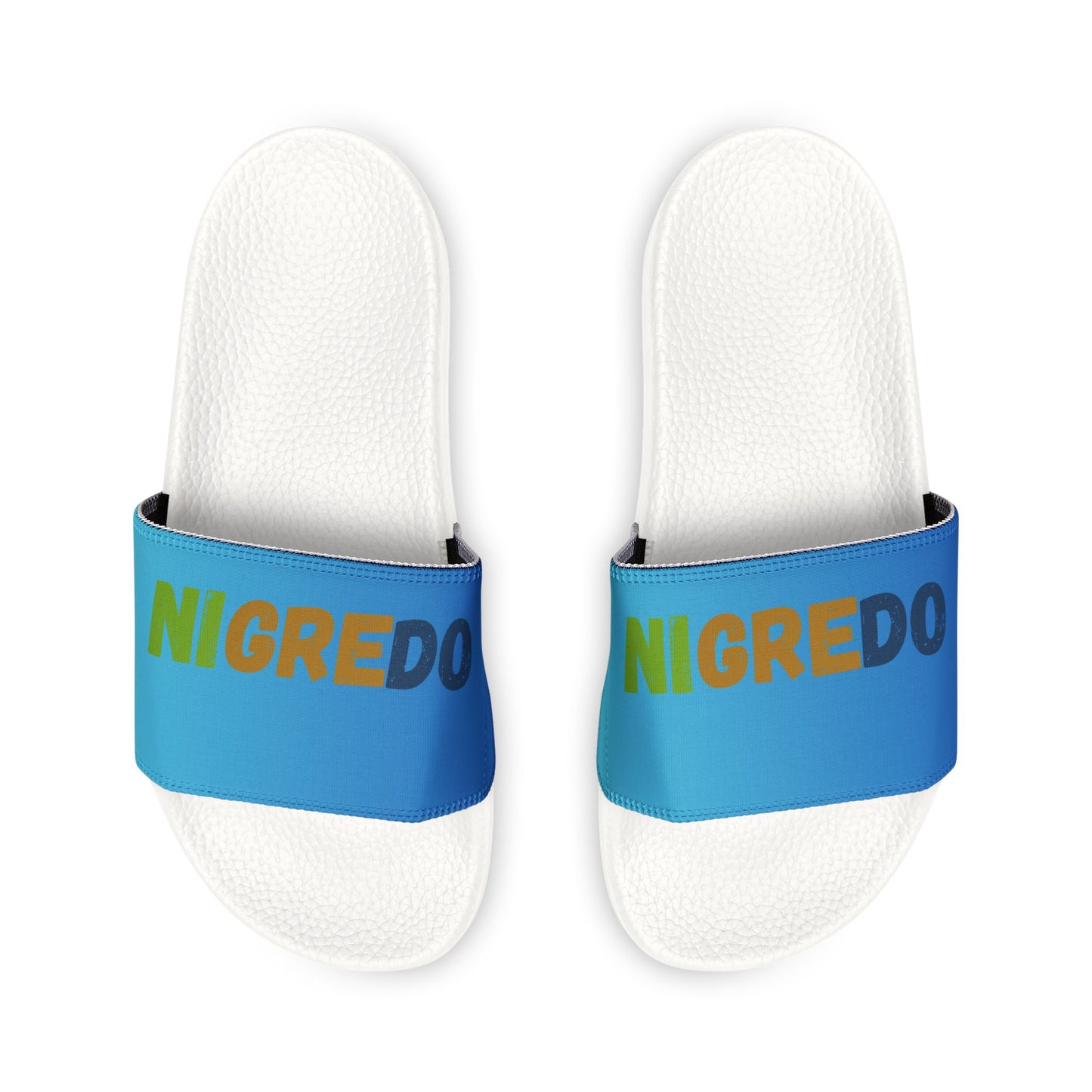 Colorful Men's Removable-Strap Sandals, Casual Slides