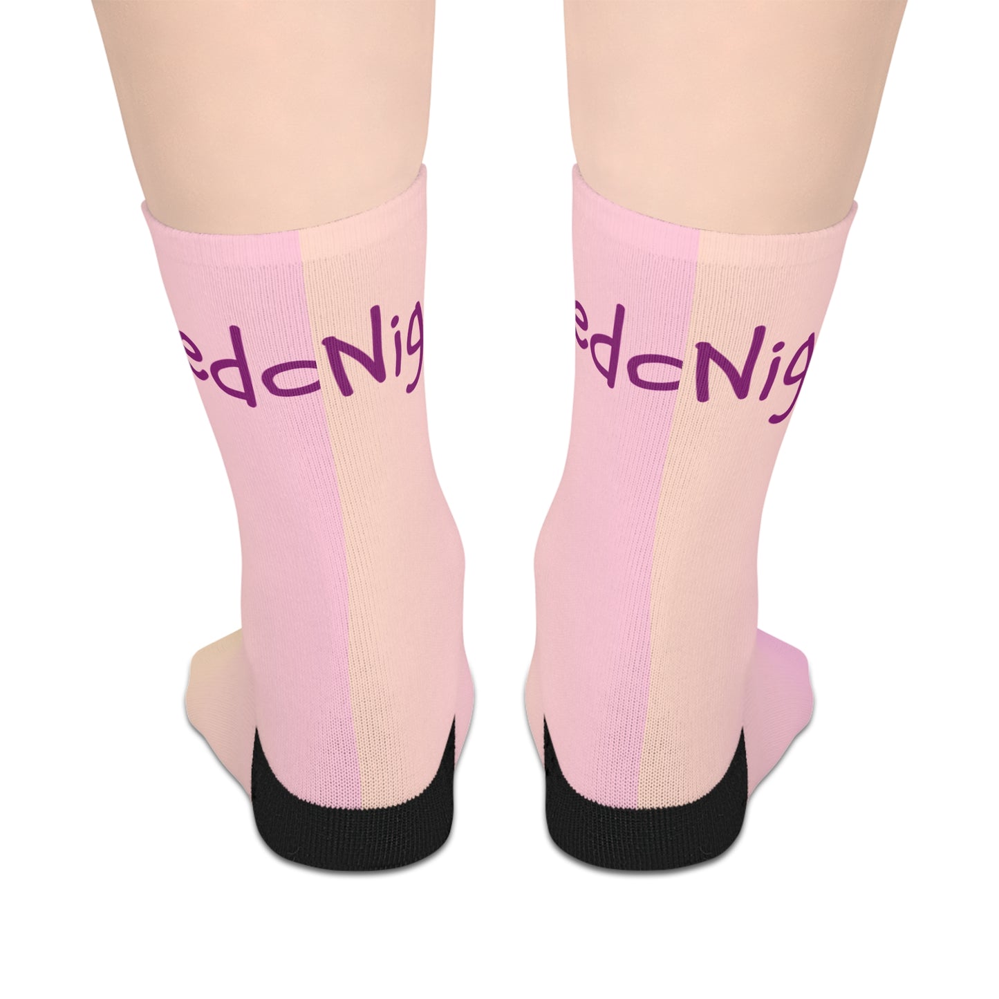 Whimsical Mid-Length Socks | Cozy Footwear- Pastel Socks