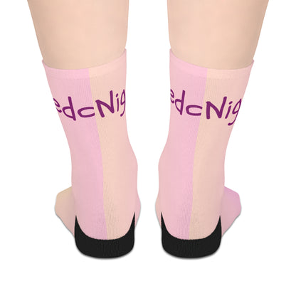 Whimsical Mid-Length Socks | Cozy Footwear- Pastel Socks
