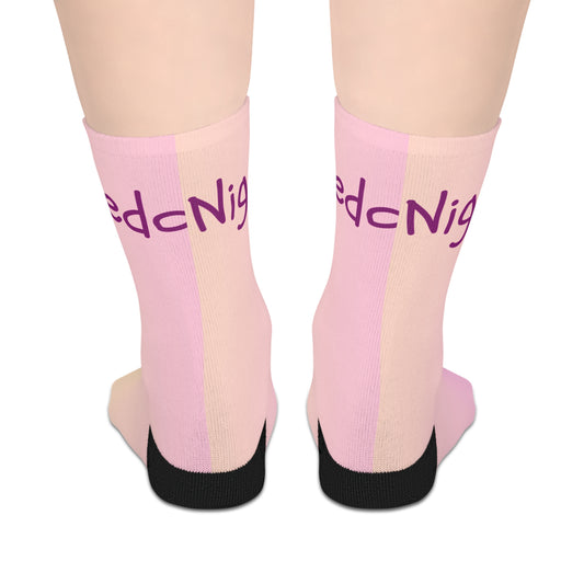 Whimsical Mid-Length Socks | Cozy Footwear- Pastel Socks
