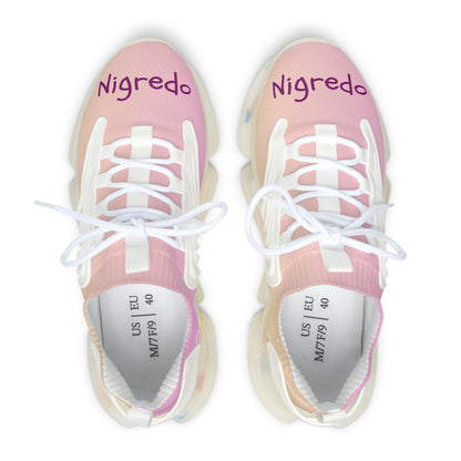 Chic Women's Mesh Sneakers, Trendy Athletic Footwear