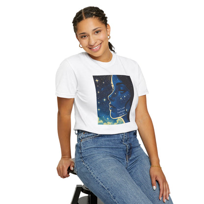 Cosmic Dreamer Unisex T-Shirt, Starry Night Tee, Inspirational Apparel