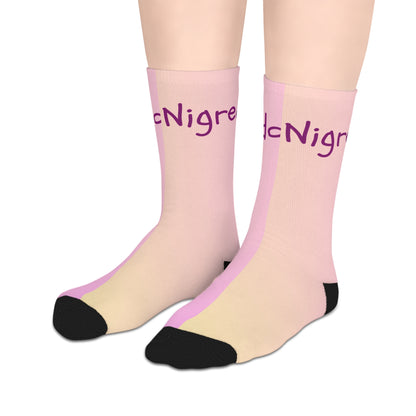 Whimsical Mid-Length Socks | Cozy Footwear- Pastel Socks