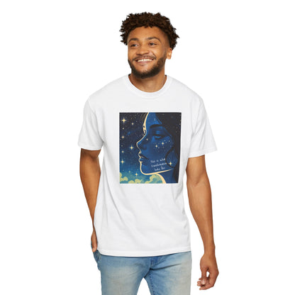 Cosmic Dreamer Unisex T-Shirt, Starry Night Tee, Inspirational Apparel