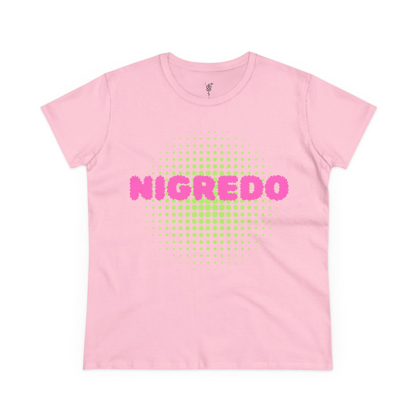 Women's Midweight Cotton Tee with 'Nigredo' Graphic, Casual Shirts