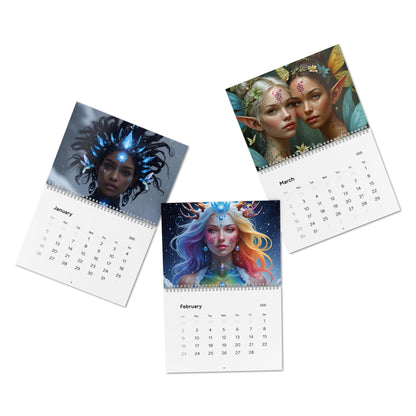 Mystical Artistic 2025 Wall Calendar