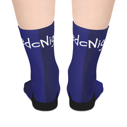 Cozy Midnight Socks | Fun Casual Socks, Gift for Dreamers, Sleepwear Accessory, Unique Sock Gift, Nighttime Vibe