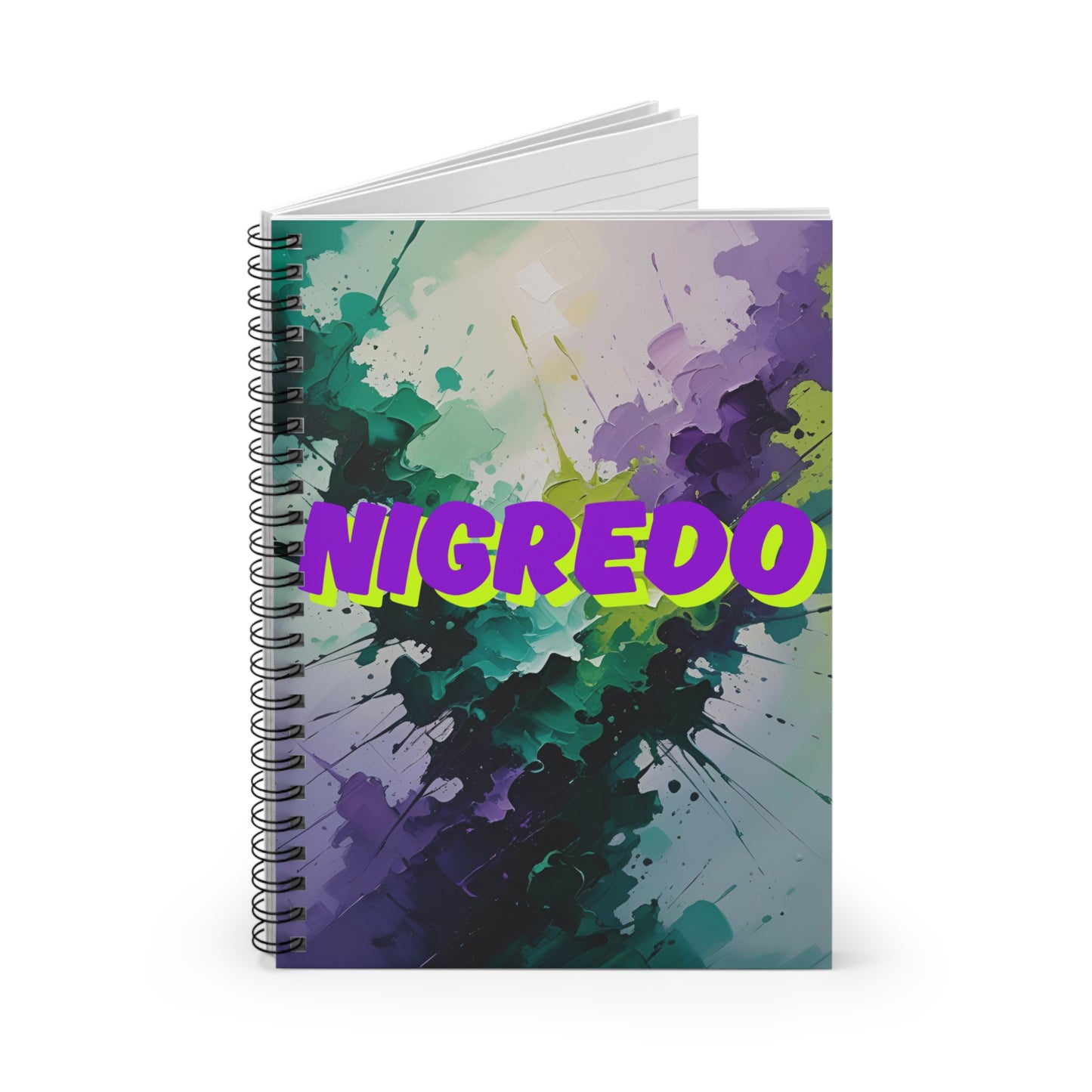 Colorful Spiral Notebook - Ruled Lines, Vibrant Journal for Creatives