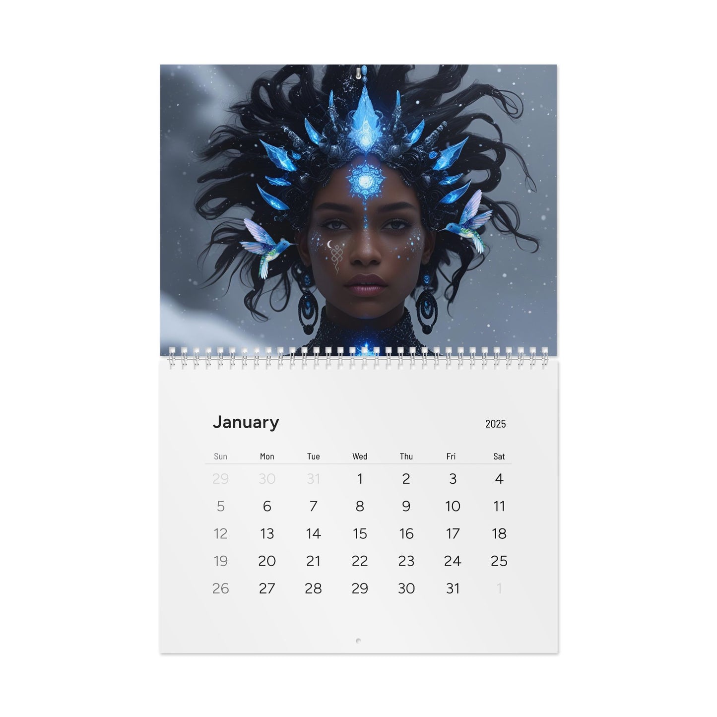 Mystical Artistic 2025 Wall Calendar