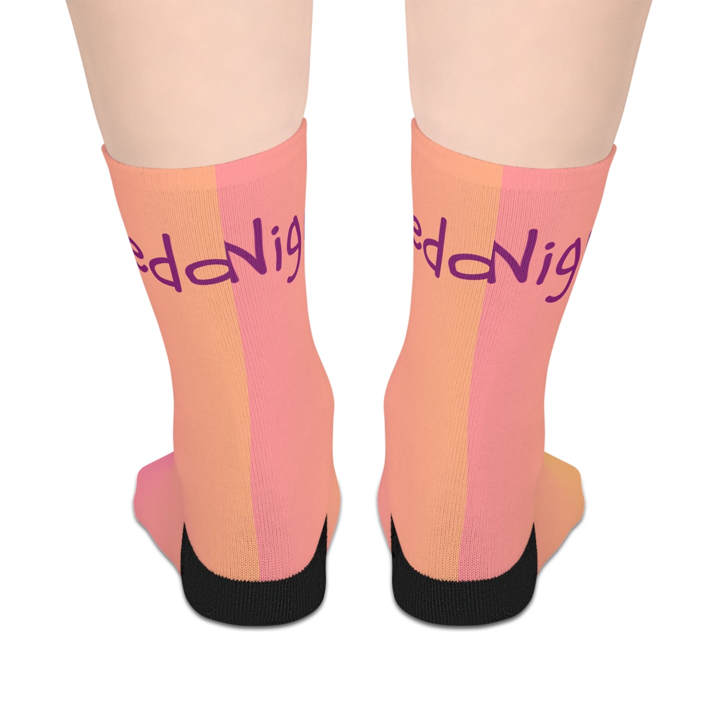 Vibrant Mid-Length Socks- Colorful Socks, Unique Gifts