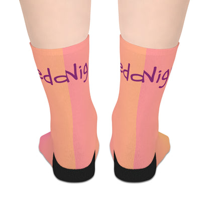 Vibrant Mid-Length Socks- Colorful Socks, Unique Gifts
