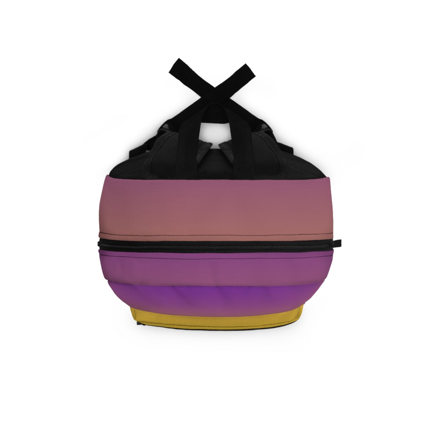 Gradient Backpack with 'Nigredo' Design - Stylish Travel Bag, School Backpack