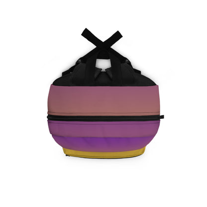 Gradient Backpack with 'Nigredo' Design - Stylish Travel Bag, School Backpack
